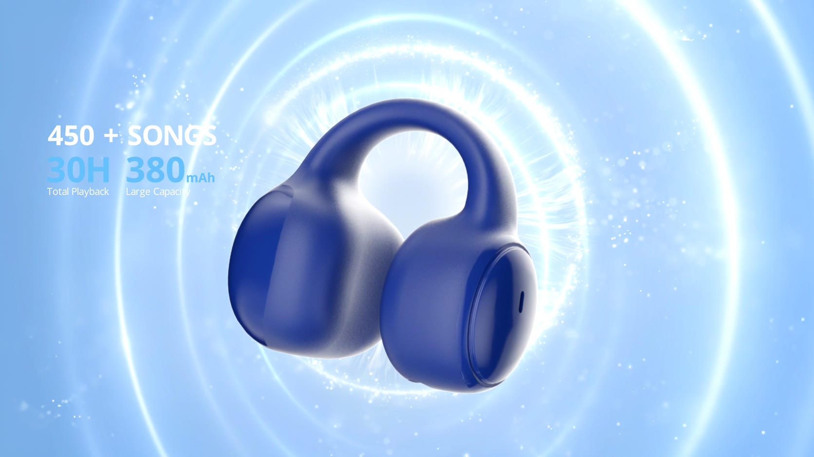 无线蓝牙耳机产品三维动画